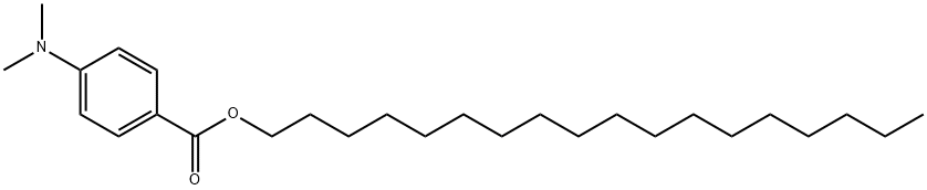 Benzoic acid, 4-(dimethylamino)-, octadecyl ester Structure