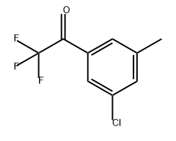 Ethanone, 1-(3-chloro-5-methylphenyl)-2,2,2-trifluoro- Structure