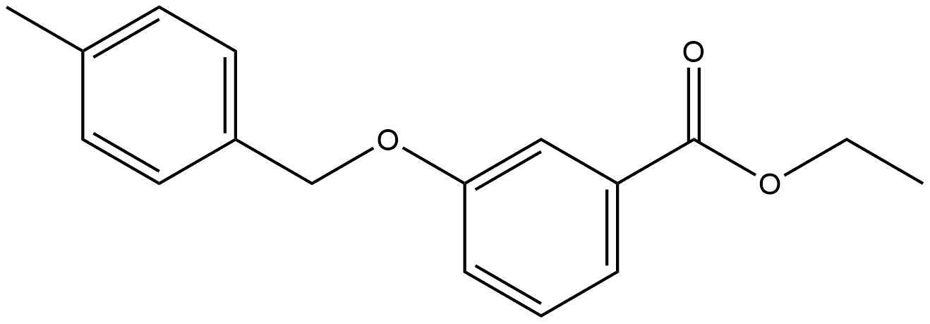 Benzoic acid, 3-[(4-methylphenyl)methoxy]-, ethyl ester Structure