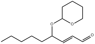 2-Nonenal, 4-[(tetrahydro-2H-pyran-2-yl)oxy]-, (2E)- Structure