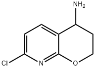 2H-Pyrano[2,3-b]pyridin-4-amine, 7-chloro-3,4-dihydro- Structure