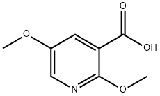 2,5-Dimethoxypyridine-3-carboxylic acid Structure