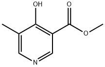 3-Pyridinecarboxylic acid, 4-hydroxy-5-methyl-, methyl ester Structure