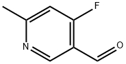 3-Pyridinecarboxaldehyde, 4-fluoro-6-methyl- Structure