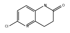 1,5-Naphthyridin-2(1H)-one, 6-chloro-3,4-dihydro- Structure