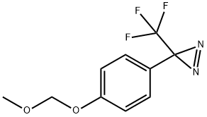 3H-Diazirine, 3-[4-(methoxymethoxy)phenyl]-3-(trifluoromethyl)- Structure