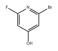 4-Pyridinol, 2-bromo-6-fluoro- 구조식 이미지