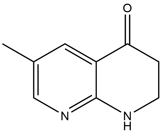 6-methyl-2,3-dihydro-1,8-naphthyridin-4(1H)-one Structure