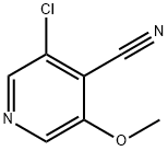 4-Pyridinecarbonitrile, 3-chloro-5-methoxy- Structure