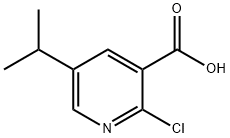 2-chloro-5-(propan-2-yl)pyridine-3-carboxylic acid Structure