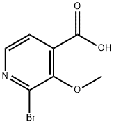 4-Pyridinecarboxylic acid, 2-bromo-3-methoxy- Structure