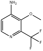 4-Pyridinamine, 3-methoxy-2-(trifluoromethyl)- 구조식 이미지