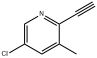 5-chloro-2-ethynyl-3-methylpyridine Structure