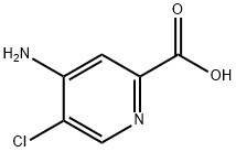 2-Pyridinecarboxylic acid, 4-amino-5-chloro- Structure