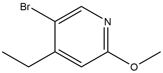 5-bromo-4-ethyl-2-methoxypyridine Structure