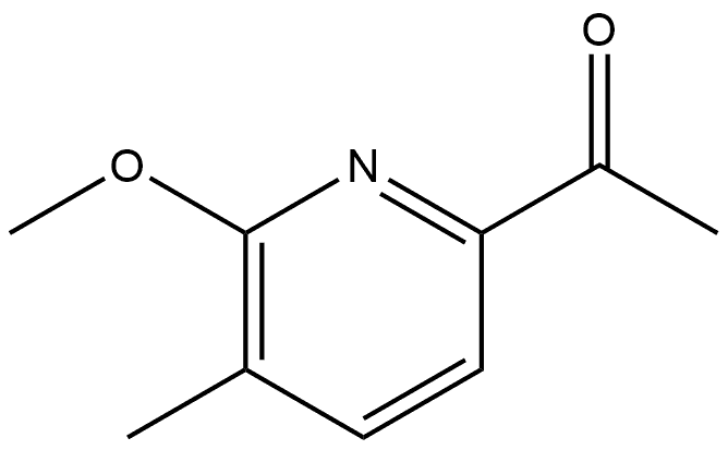 1-(6-Methoxy-5-methyl-2-pyridinyl)ethanone Structure