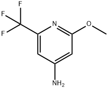 4-Pyridinamine, 2-methoxy-6-(trifluoromethyl)- Structure