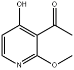 Ethanone, 1-(4-hydroxy-2-methoxy-3-pyridinyl)- Structure