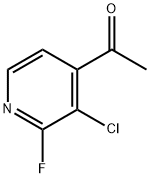 1-(3-Chloro-2-fluoro-pyridin-4-yl)-ethanone Structure