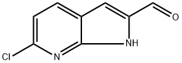 6-Chloro-1H-pyrrolo[2,3-b]pyridine-2-carbaldehyde Structure