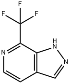 1H-Pyrazolo[3,4-c]pyridine, 7-(trifluoromethyl)- 구조식 이미지