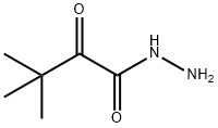Butanoic acid, 3,3-dimethyl-2-oxo-, hydrazide 구조식 이미지