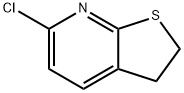 Thieno[2,3-b]pyridine, 6-chloro-2,3-dihydro- Structure