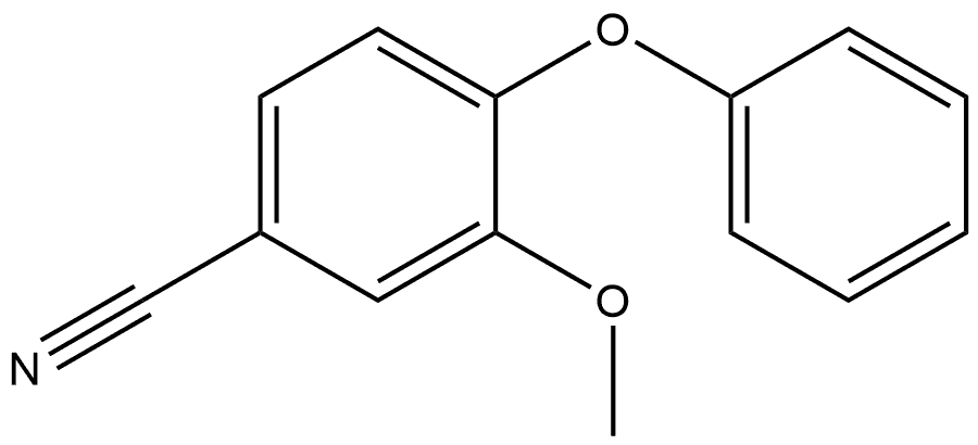 3-Methoxy-4-phenoxybenzonitrile Structure