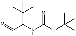 Carbamic acid, N-(1-formyl-2,2-dimethylpropyl)-, 1,1-dimethylethyl ester 구조식 이미지