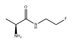 Propanamide, 2-amino-N-(2-fluoroethyl)-, (2S)- Structure