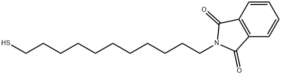 1H-Isoindole-1,3(2H)-dione, 2-(11-mercaptoundecyl)- Structure