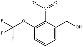 Benzenemethanol, 2-nitro-3-(trifluoromethoxy)- Structure