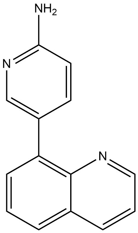 5-(8-Quinolinyl)-2-pyridinamine Structure