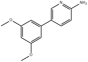 5-(3,5-Dimethoxyphenyl)pyridin-2-amine Structure