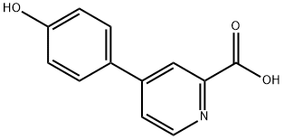 4-(4-Hydroxyphenyl)picolinic acid Structure