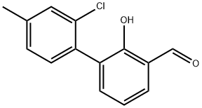 6-(2-Chloro-4-methylphenyl)-2-formylphenol Structure