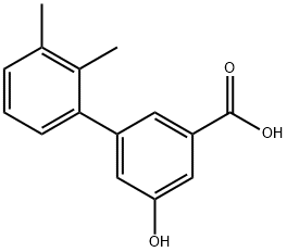 3-(2,3-Dimethylphenyl)-5-hydroxybenzoic acid Structure