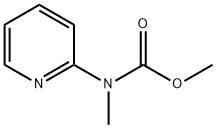 Carbamic acid, N-methyl-N-2-pyridinyl-, methyl ester Structure