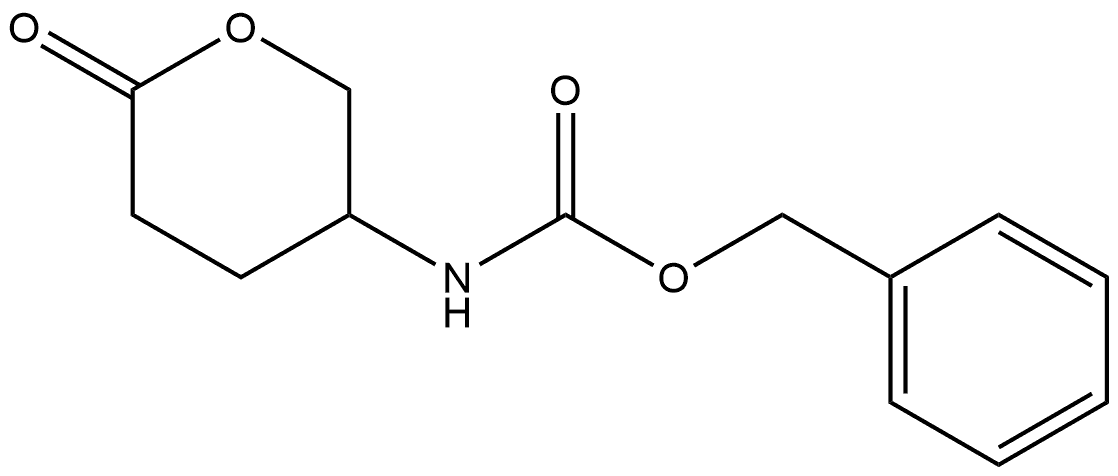 benzyl 6-oxotetrahydro-2H-pyran-3-yl)carbamate Structure