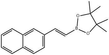 1,3,2-Dioxaborolane, 4,4,5,5-tetramethyl-2-[(1E)-2-(2-naphthalenyl)ethenyl]- 구조식 이미지