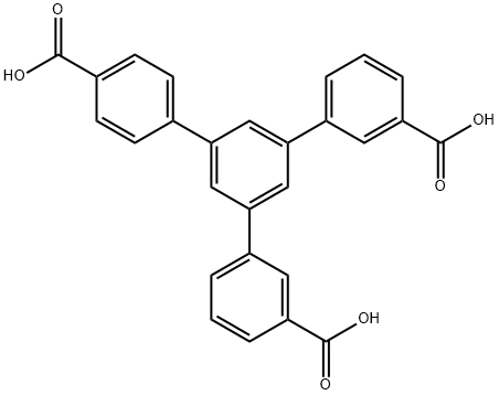 5'-(4-Carboxyphenyl)-[1,1':3',1''-terphenyl]-3,3''-dicarboxylic acid 구조식 이미지