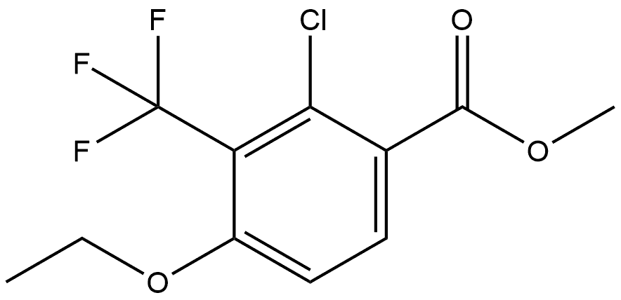 Methyl 2-chloro-4-ethoxy-3-(trifluoromethyl)benzoate Structure