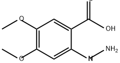 Benzoic acid, 2-hydrazinyl-4,5-dimethoxy- 구조식 이미지