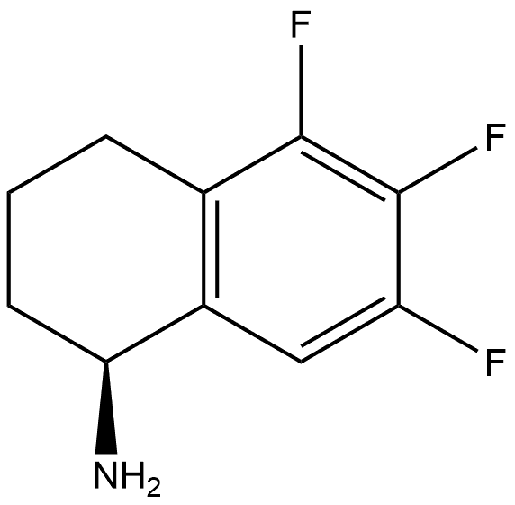 (S)-5,6,7-trifluoro-1,2,3,4-tetrahydronaphthalen-1-amine Structure