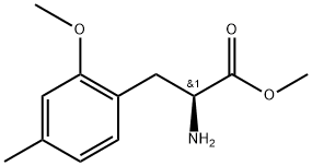 methyl (2S)-2-amino-3-(2-methoxy-4-methylphenyl)propanoate Structure