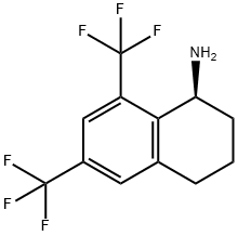 (S)-6,8-bis(trifluoromethyl)-1,2,3,4-tetrahydronaphthalen-1-amine Structure