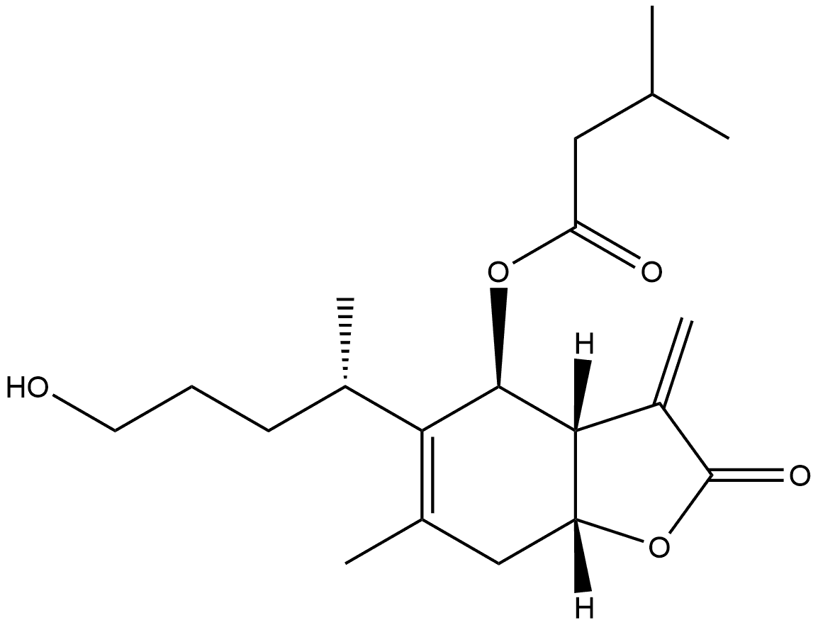 6α-isovaleryloxy-Britannilactone Structure