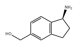 (S)-(1-amino-2,3-dihydro-1H-inden-5-yl)methanol Structure