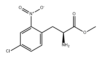 Phenylalanine, 4-chloro-2-nitro-, methyl ester Structure