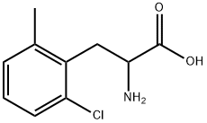 2-amino-3-(2-chloro-6-methylphenyl)propanoic acid Structure